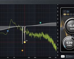 Interfaccia del plugin CEDAR Audio Blade, analizzatore ed equalizzatore a iperrisoluzione per studio e mastering