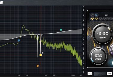 Interfaccia del plugin CEDAR Audio Blade, analizzatore ed equalizzatore a iperrisoluzione per studio e mastering