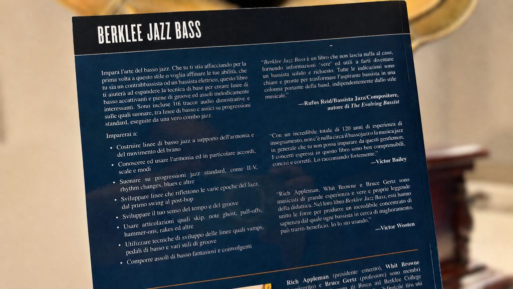 Berklee Jazz Bass