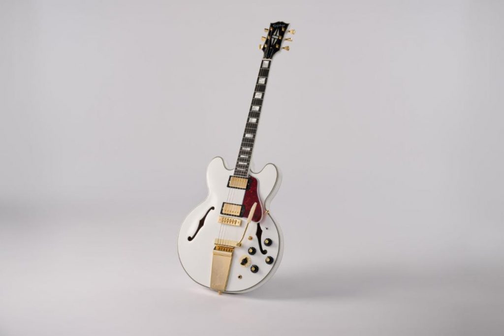 Epiphone Alex Lifeson 1976 ES-355 Reissue: la "Whitey" dei RUSH
