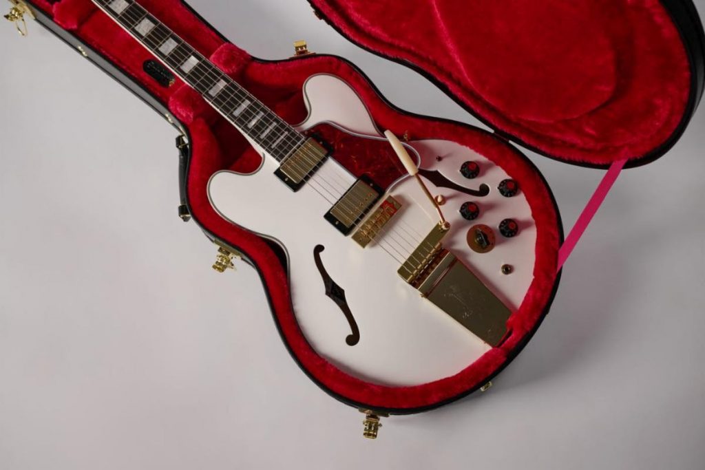 Epiphone Alex Lifeson 1976 ES-355 Reissue: la "Whitey" dei RUSH