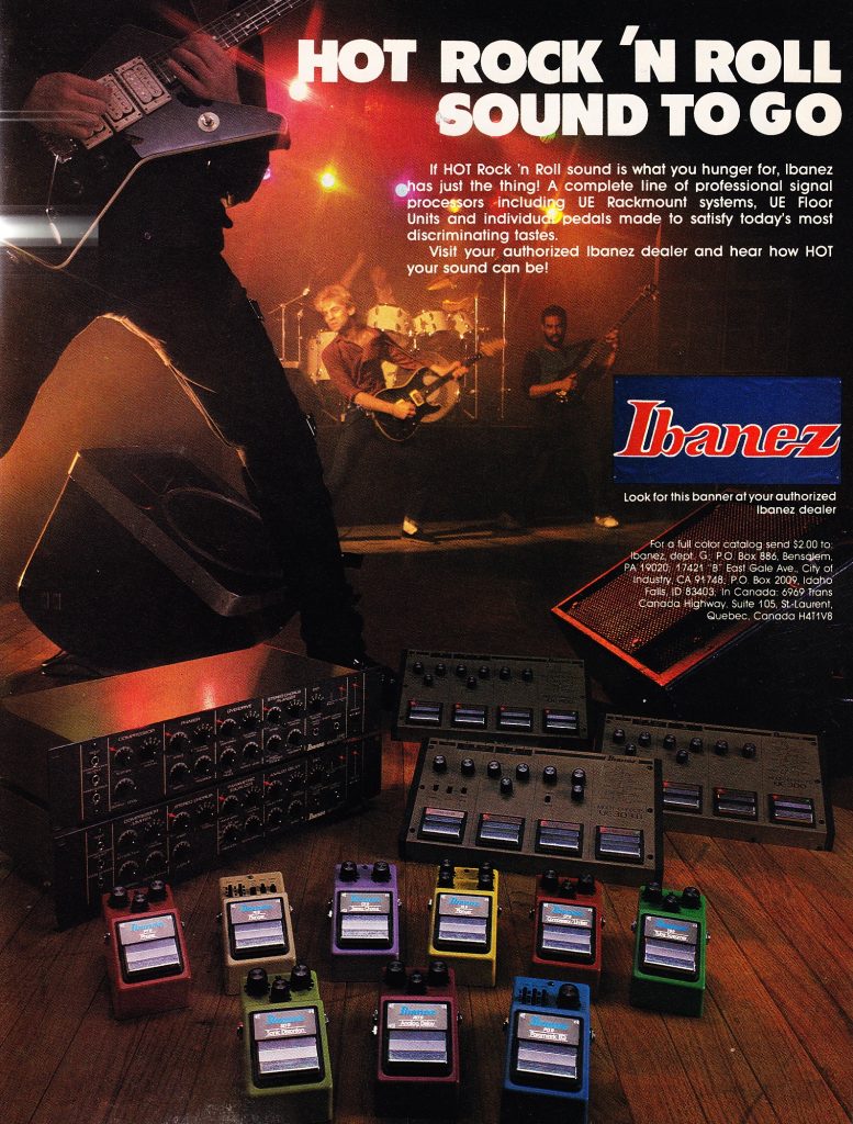 Catalogo Ibanez degli anni 80
