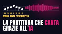 Partitura che canta grazie all'IA