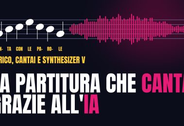 Partitura che canta grazie all'IA