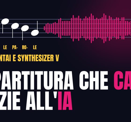 Partitura che canta grazie all'IA